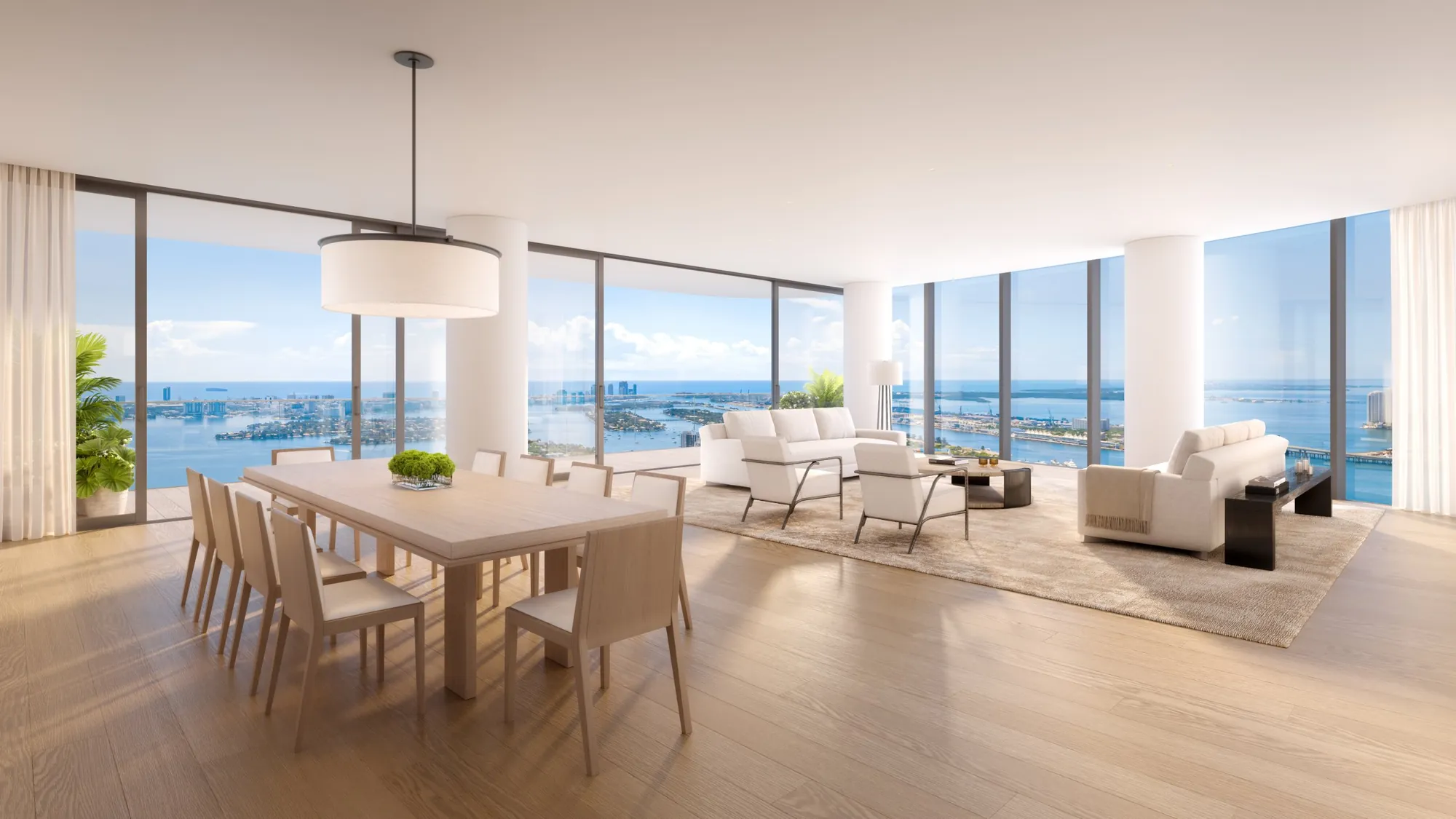 Living and dining