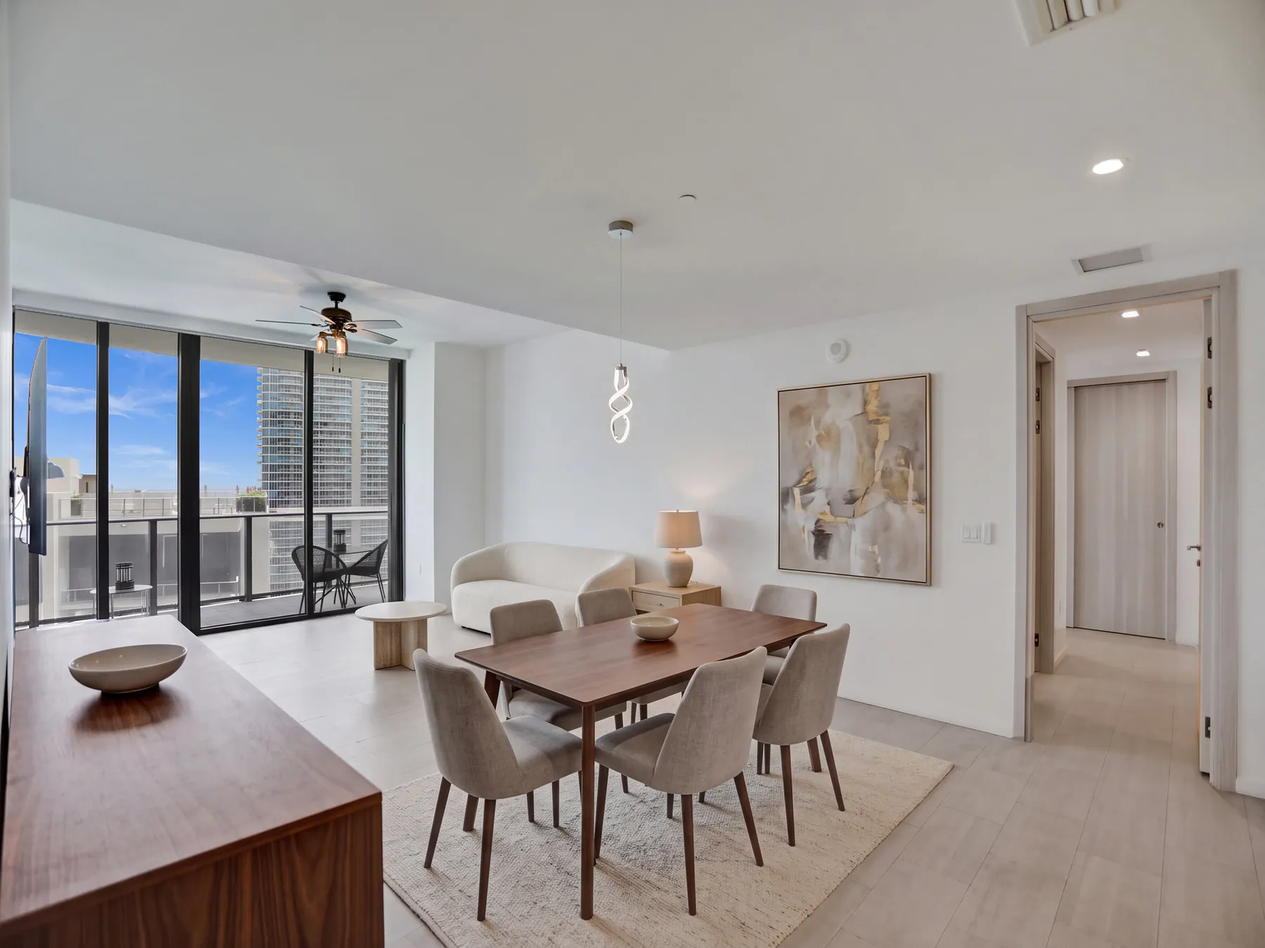Living and dining