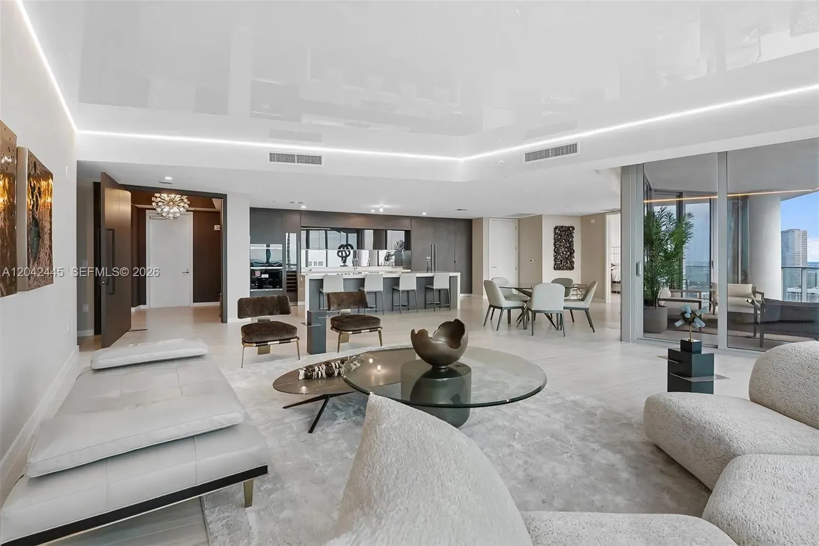Living and dining